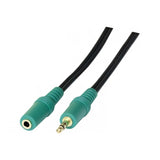 Audiokabel, 3,5 Mm Stereo Klinkenst./bu., Vergoldet