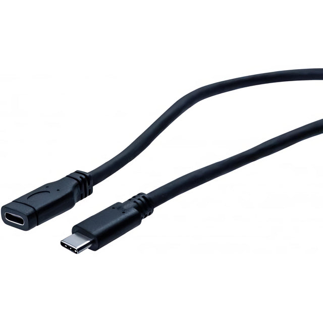 Usb 3.1 Gen. 1 Verlängerungskabel, Bis 60 Watt, Usb St. C/ Usb Bu. C, Schwarz kabelkoenig.com