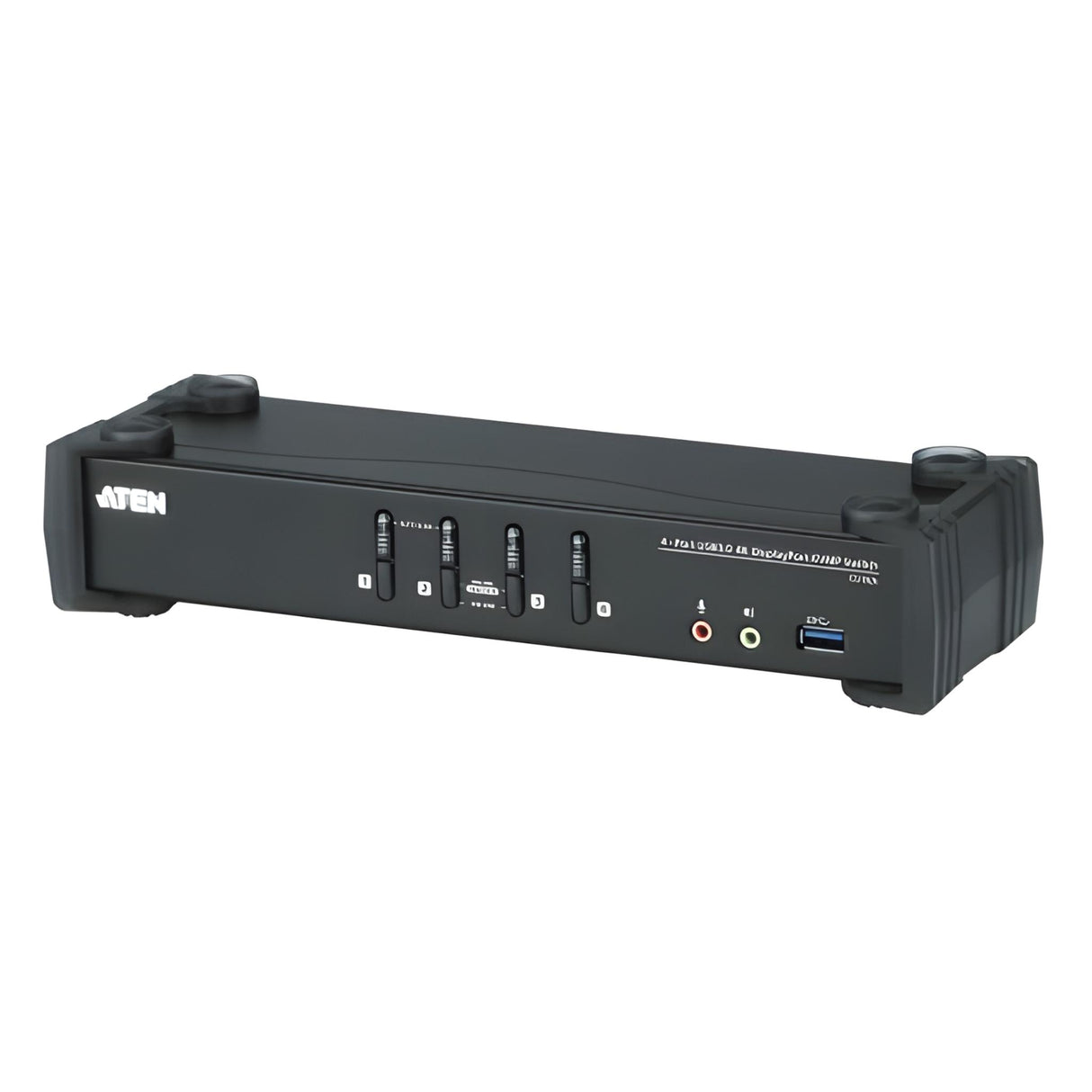 ATEN CS1924 4-Port USB 3.0 4K DisplayPort KVMP Switch mit Audio, USB, Desktop