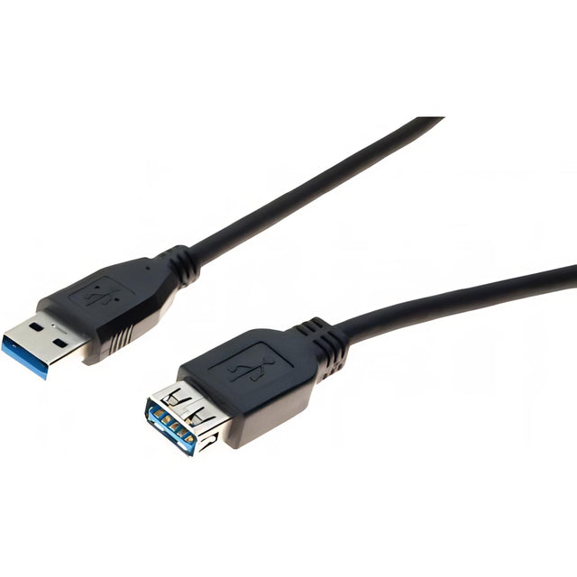 Usb 3.0 Verlängerungskabel, Usb St. A/ Usb Bu. A, Schwarz kabelkoenig.com