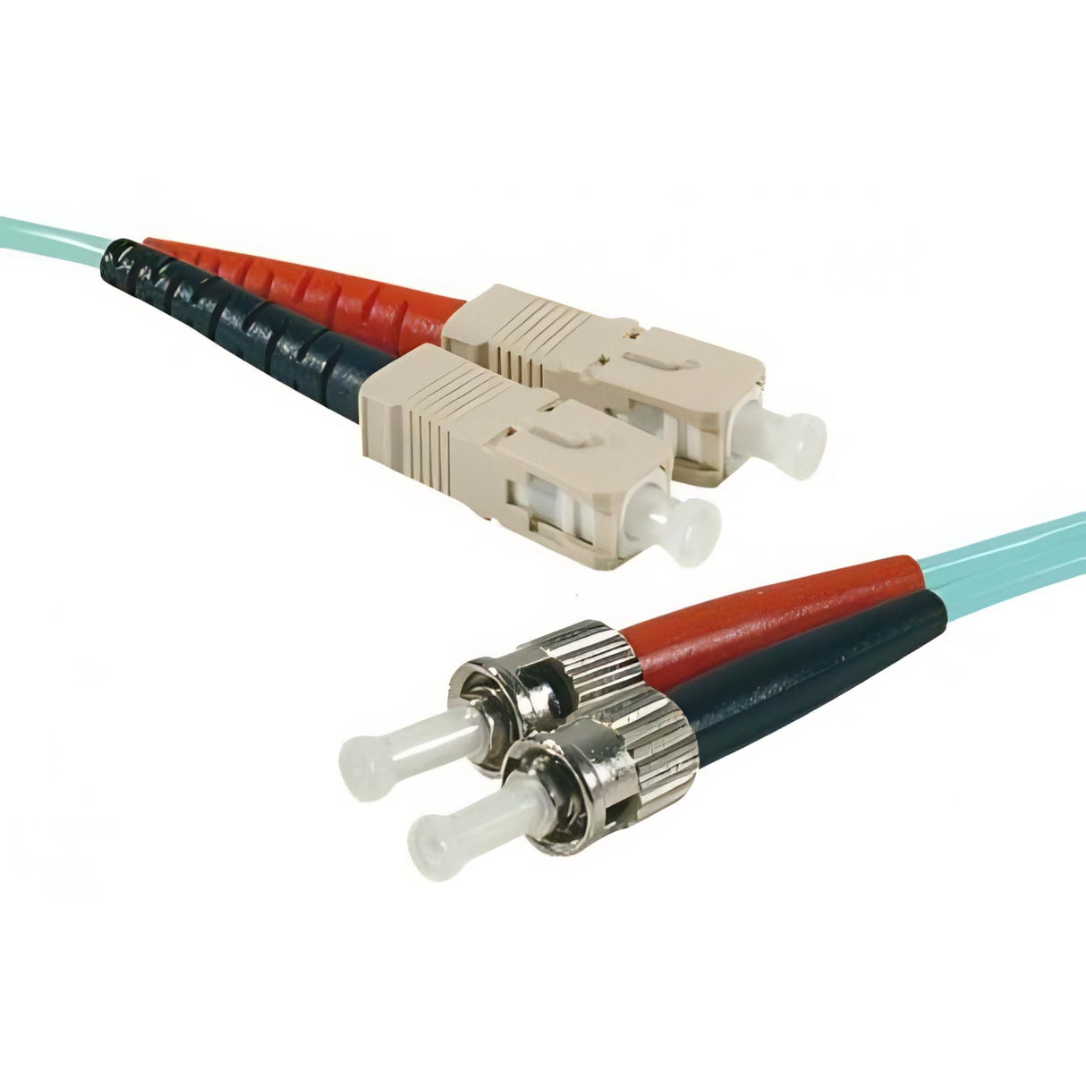 Lwl Patchkabel Hd, 50/125 µm, Om3-faser, 2x St Stecker/sc Duplex Stecker, Aqua, Upc kabelkoenig.com