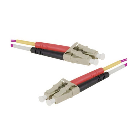 Lwl Patchkabel Hd, 50/125 µm, Om4-faser, Lc Duplex Stecker/stecker, Erika-violet, Upc kabelkoenig.com