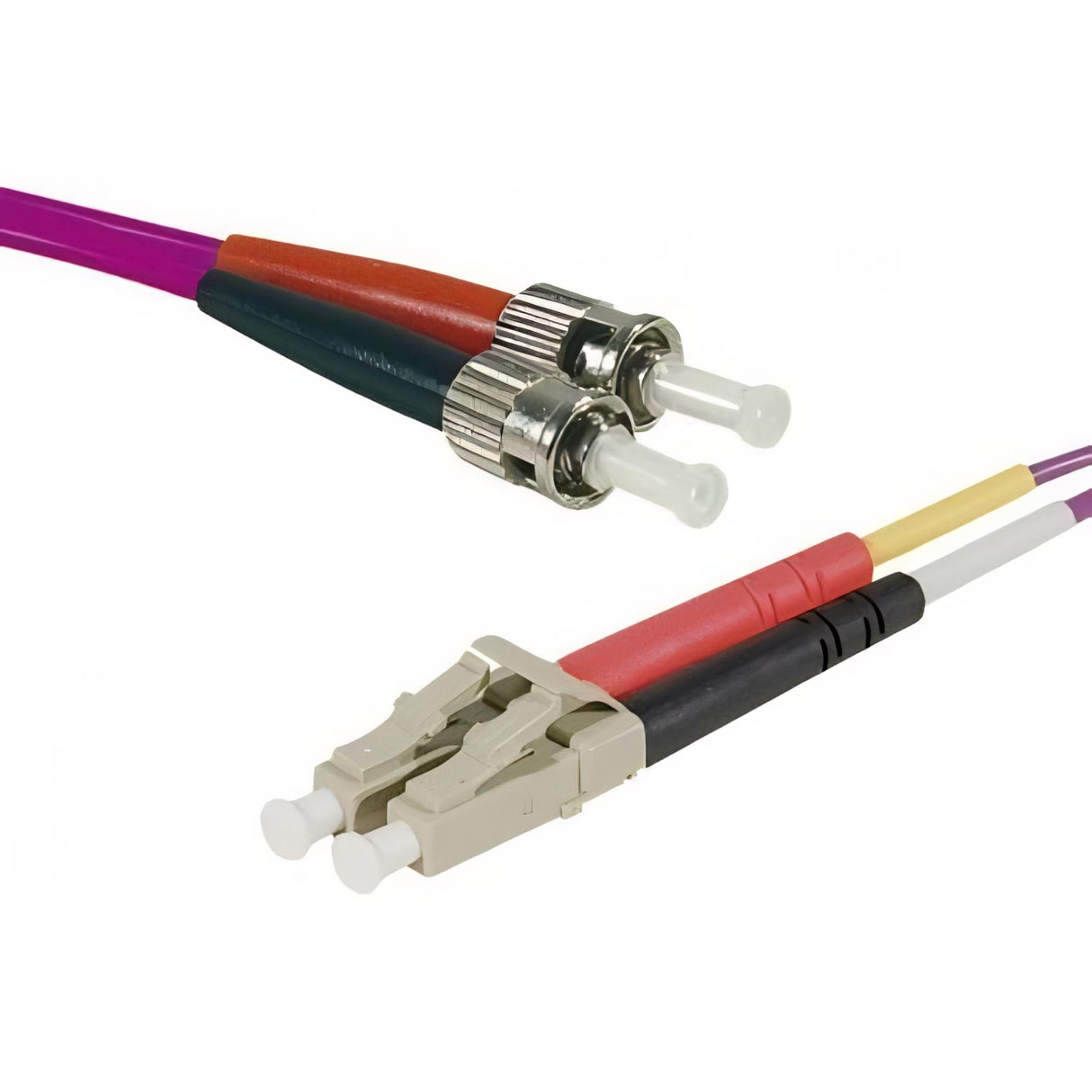 Lwl Patchkabel Hd, 50/125 µm, Om4-faser, Lc Duplex Stecker/st Duplex Stecker, Erika-violet, Upc kabelkoenig.com