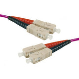 Lwl Patchkabel Hd, 50/125 µm, Om4-faser, Sc Duplex Stecker/stecker, Erika-violet, Upc kabelkoenig.com