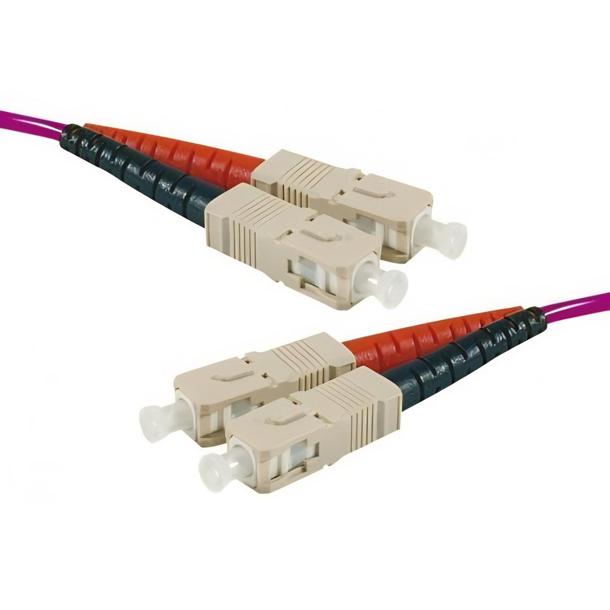 Lwl Patchkabel Hd, 50/125 µm, Om4-faser, Sc Duplex Stecker/stecker, Erika-violet, Upc