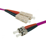 Lwl Patchkabel Hd, 50/125 µm, Om4-faser, 2x St Stecker/sc Duplex Stecker, Erika-violet, Upc kabelkoenig.com