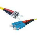 Lwl Patchkabel Hd, 9/125 µm, Os2-faser, Lc Duplex Stecker/st Duplex Stecker, Gelb, Upc kabelkoenig.com