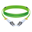 Lwl Patchkabel Hd, 50/125 µm, Om5-faser, Lc Duplex Stecker/ Stecker, Upc, Lindgrün kabelkoenig.com