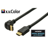 Tecline Hdmi High Speed Kabel, Einseitig Abgewinkelt, Hdmi St. A/ Hdmi St. A kabelkoenig.com