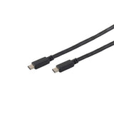 Usb 3.2 Gen. 2 Kabel, Bis 60 Watt, Usb St. C/ Usb St. C, Schwarz