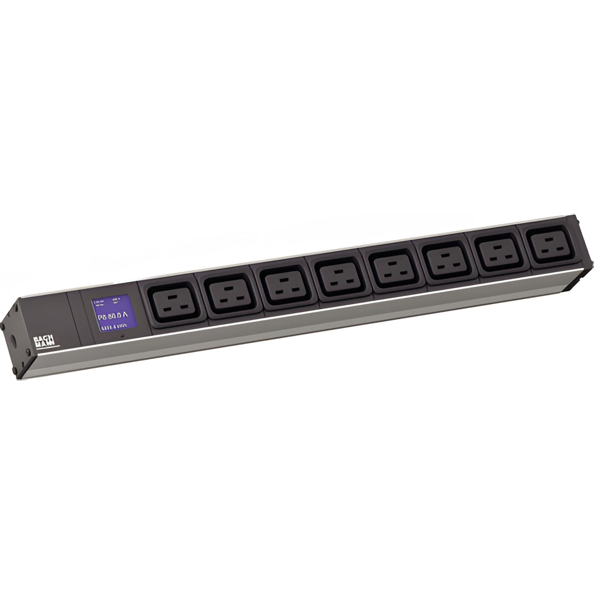 Bachmann 19" PDU BlueNet BN0500, Steckdosenleiste mit integrierter Leistungsmessung, 8 x IEC320 C19 Buchse