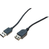 Usb 2.0 Verlängerungskabel, Usb St. A/ Usb Bu. A, Anthrazit kabelkoenig.com