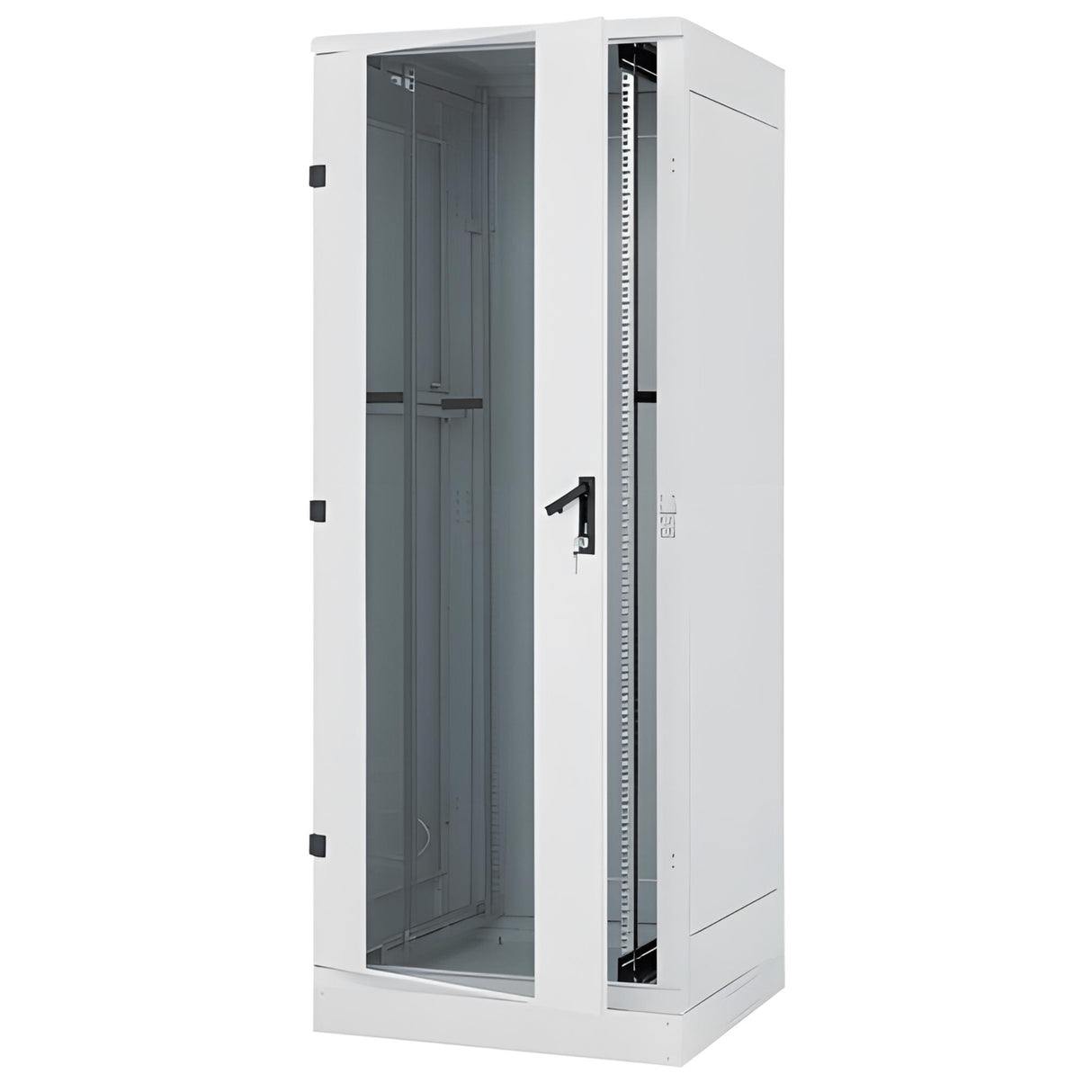 Triton 19" Schwerlast-Serverschrank RDE, 42 HE, 800 x 1000mm, Schutzart: IP54, mit Sockel, hellgrau RAL 7035