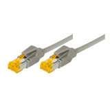 Tecline Patchkabel Cat. 6a iso/iec , S/ftp pimf , Halogenfrei, Mit Rastnasenschutz, Grau kabelkoenig.com