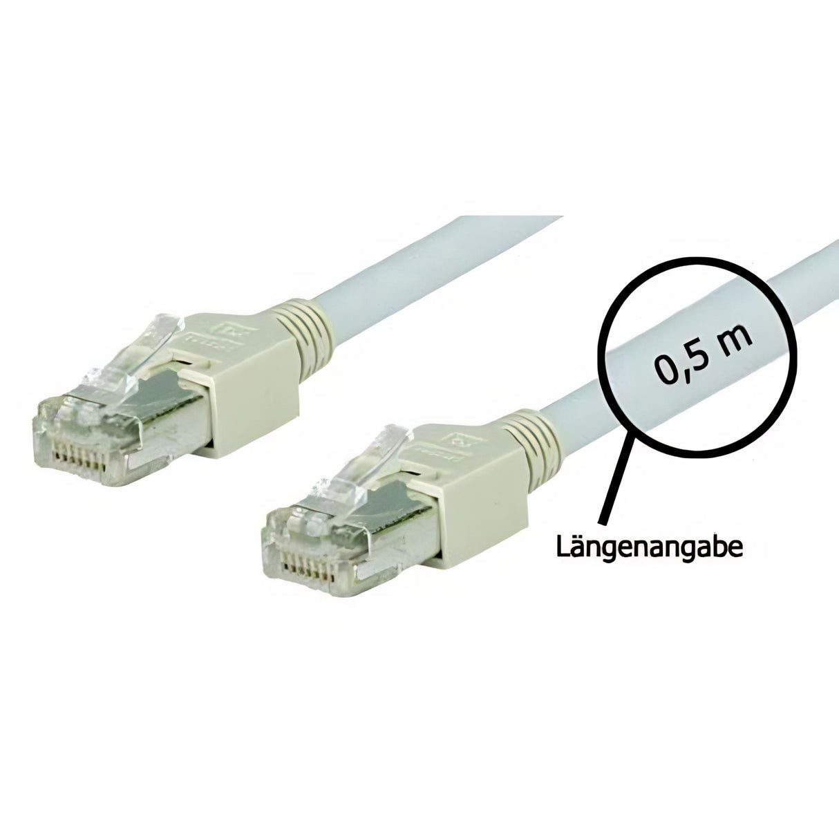 Tecline Patchkabel Cat. 5e, Sf/utp, Halogenfrei, Grau kabelkoenig.com