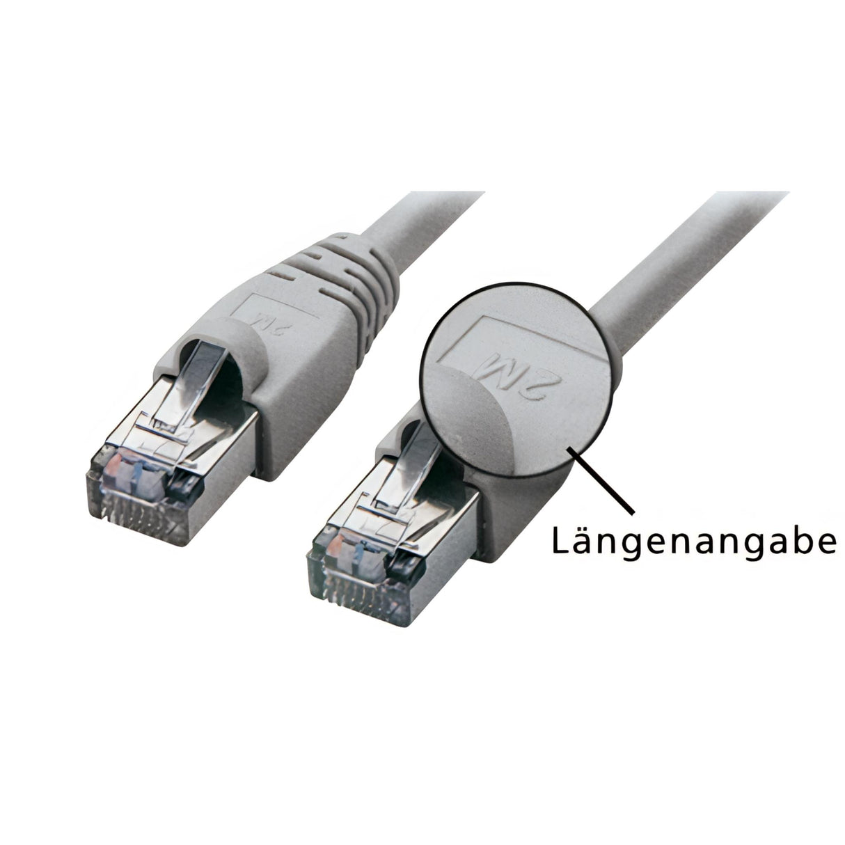 Tecline Patchkabel Cat. 5e, Sf/utp, Mit Rastnasenschutz, Grau kabelkoenig.com