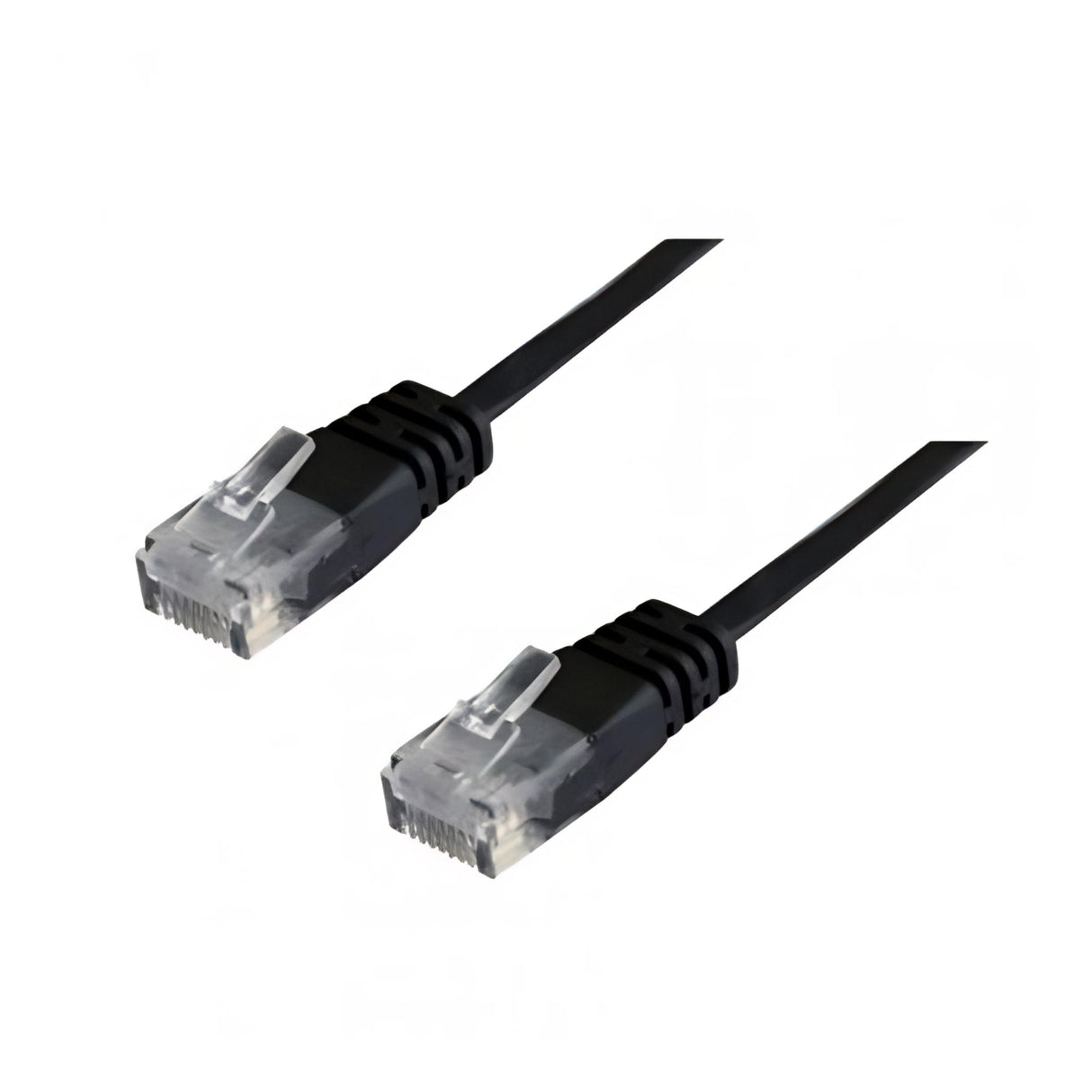 High Quality Patchkabel, Flach, Utp, Cat.6, Schwarz kabelkoenig.com